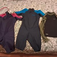 2 mezze mute 10 e 12 anni piu maglia termica