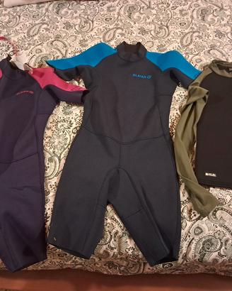 2 mezze mute 10 e 12 anni piu maglia termica