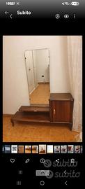 antica vecchia vintage, consolle, pettinouse 