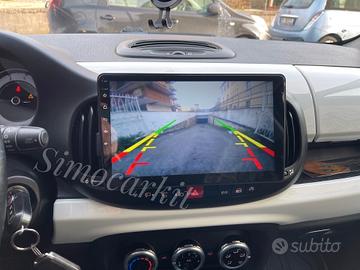 Autoradio 10'' 8+256GB Android 14 Per Fiat 500L