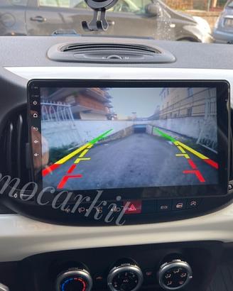 Autoradio 10'' 8+256GB Android 14 Per Fiat 500L