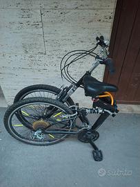  Bici pieghevole 26" MTB biammortizzata trattabile