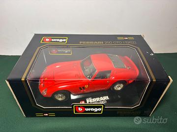 Ferrari 250 GTO BBurago Scala 1:18 Rossa Ferrari