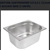vaschette acciaio inox per alimenti 12 pezzi