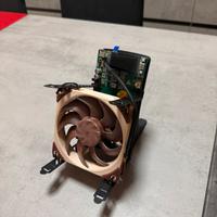Bitcoin miner Nerdquaxe++ mod Noctua 5TH/s+ 80W