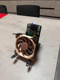 Bitcoin miner Nerdquaxe++ mod Noctua 5TH/s+ 80W