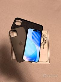 Iphone 15 128 GB in garanzia Apple Care + 2 cover