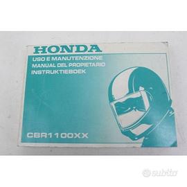 MANUALE USO E MANUTENZIONE HONDA CBR 1100 XX SUPER