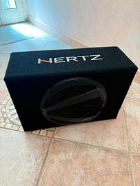 Subwoofer Hertz 600w Amplificatore kenwood 500w