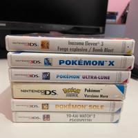 Lotto giochi pokemon nintendo ds e 3ds