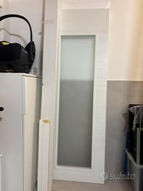 Porta ad anta battente bianca con vetro NUOVA