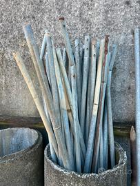 Pali di ferro zincati