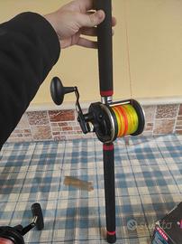 Canna da Traina15-50lb+Penn Squall 40lb 4frizioni