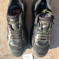 Love Moschino scarpa running Rete mix nero -Tg. 37