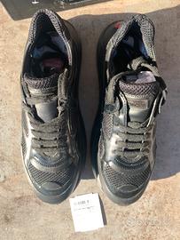 Love Moschino scarpa running Rete mix nero -Tg. 37