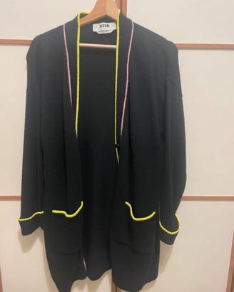 MSGM Milano cardigan lungo nero taglia S