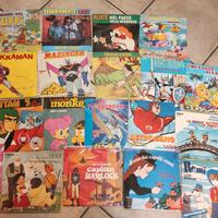 45 giri dischi cartoni animati LEGGERE LISTA
