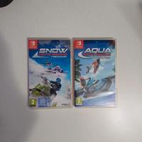 2 giochi Nintendo Switch Snow Moto Acqua Moto