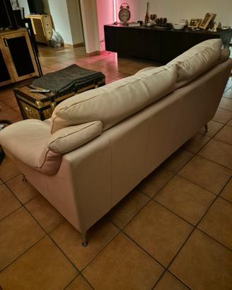 Divano Divani&Divani in pelle doppia seduta