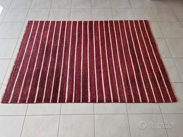 Tappeto da salotto moderno rosso circa 180x120cm