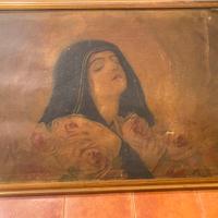 Grande olio su tela firmato Giovanni Guerzoni