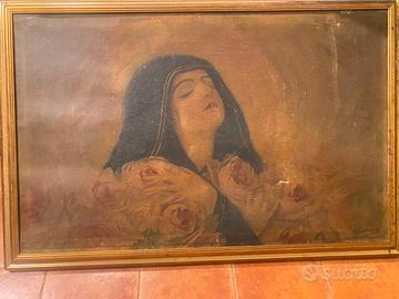 Grande olio su tela firmato Giovanni Guerzoni