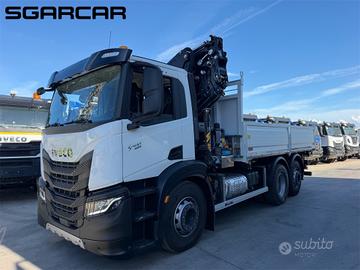 Iveco Stralis s-way gru cormach 23500 ribaltabile 