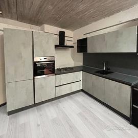 Cucina Compresa con trasporto, COMPLETA grigio