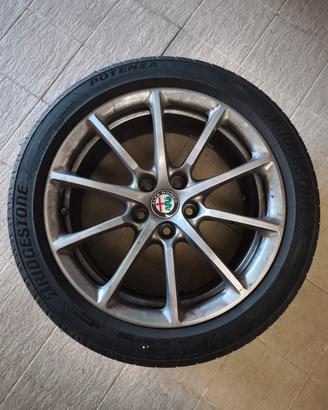 CERCHI 17" ORIGINALI ALFA ROMEO (CON PNEUMATICI)