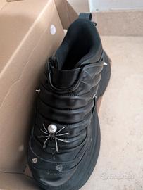 Scarpe Black Custom Goth Y2K - HomeMade