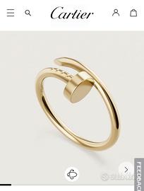 anello Cartier oro