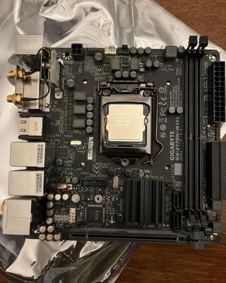 Processore Intel 6700k con  gigabyte Z170N