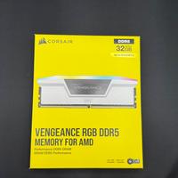 RAM Corsair Vengeance RGB DDR5 32GB 6000MHz Bianca