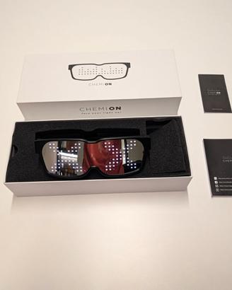 CHEMION Occhiali LED Bluetooth Programmabili