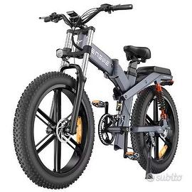 FAT BIKE ENGWE X26 1200W 48V DOPPIA BATTERIA NUOVO