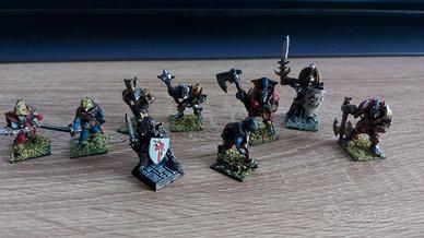 Warhammer Fantasy miniature colorate