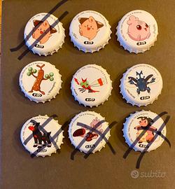 5 tappi corona Pokémon x collezione