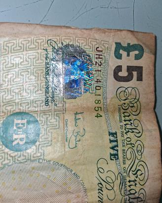 5 pound rara 1780 1845 