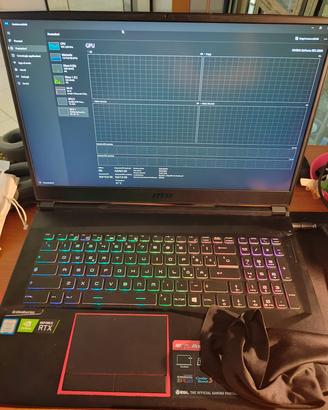MSI GE75 8SG I7 16GB RAM RTX 2080 8 GB