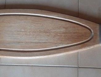 Tagliere grande per pesce vintage: anni '80