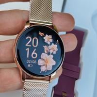 Smartwatch Donna color Oro Nero con Chiamate Nuovo