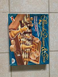 Gioco di scacchi, dama e tria