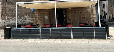 Tenda scorrevole 7x5