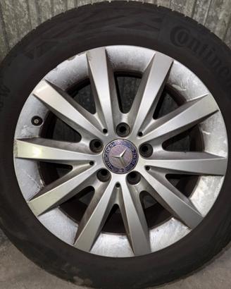4 Cerchi Originali Mercedes Classe A W176 16”+gomm