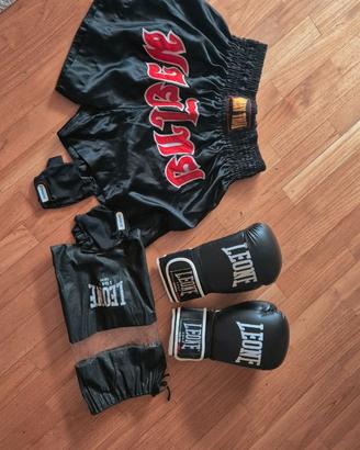 Set Completo Muay Thai / Kickboxing - LEONE
