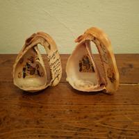 Due conchiglie vintage ricordo Pompei anni '60