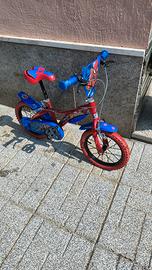 bicicletta bimbo da 3 a 6  anni + rotelle 