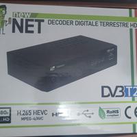 DECODER DIGITALE TERRESTRE HD DVB T2 USB WIFI PLAY