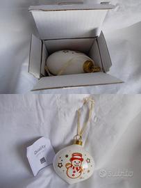 THUN Merry Christmas e pupazzo di neve per albero