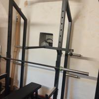 rack professionale + bilanciere 